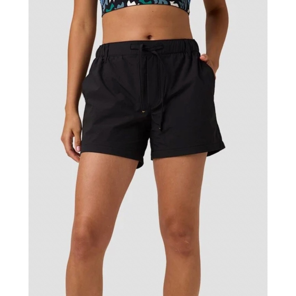 COALATREE Trailhead Hiking Gorpcore Granola Shorts Womens Small Black Pockets